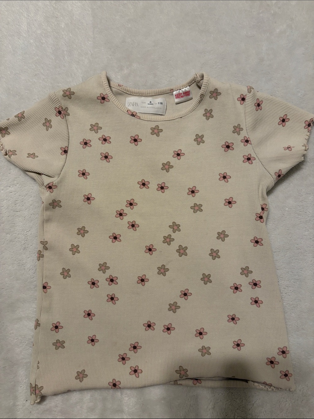 Zara Kids Short-Sleeve Top